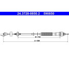 Seilzug, Kupplungsbetigung | 24.3728-0850.2