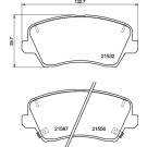 BREMBO Bremsklötze VA | HYUNDAI i30 KIA Ceed 12 | P 30 123