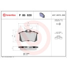 BREMBO Bremsklötze HA | AUDI,CITROEN,FORD,SKODA,VW 99 | P 85 020