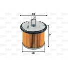 VALEO Kraftstofffilter | 587900