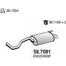 Endschalldämpfer | VW Polo 94 | 58.7091