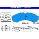 Bremsbelagsatz, Scheibenbremse | 13.0460-4860.2