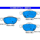 Bremsbelagsatz Honda P. Accord 03 | 13.0460-5714.2