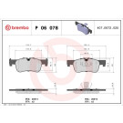 BREMBO Bremsklötze VA | BMW 1 (F20) | P 06 078