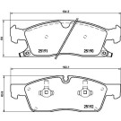 BREMBO Bremsklötze VA | JEEP Grand Cherokee 12 | P 37 015