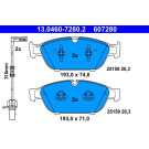 Bremsbelagsatz Audi P. A6/A7/A8 2.0-6.3 Quattro 10 | 13.0460-7280.2