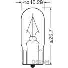 W2,2W Osram | 24V 2W W2,1X9,5D | GLASSOCKEL | 2840