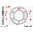AFAM Kettenrad STAHL 59 Zähne | für 420 | 92114-59