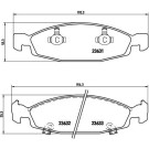 BREMBO Bremsklötze VA | JEEP Cherokee 83-01 | P 37 005