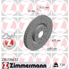 41 481 024 Sport Bremsscheibe VA Sport | ALFA MiTo,FIAT Bravo,Stilo 01 | 230.2366.52