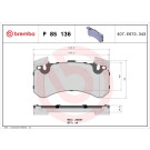 BREMBO Bremsklötze VA | AUDI A6, A7, A8, Q5 12 | P 85 136