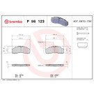 BREMBO Bremsklötze VA | NISSAN Cabstar, NT400 06 | P 56 123