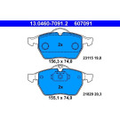 Bremsbelagsatz Opel P. Vectra 1.6-2.6 95-02 | 13.0460-7091.2