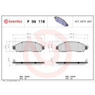 BREMBO Bremsklötze VA | NISSAN Navara RENAULT Alaskan 15 | P 56 118