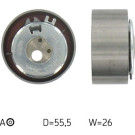 Spannrolle Synchrontrieb | FIAT Doblo,Punto,LANCIA Y | VKM 12206