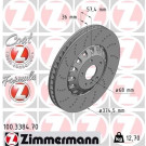 ZIMMERMANN Bremsscheibe | 100.3384.70