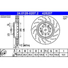 Bremsscheibe | 24.0128-0207.2