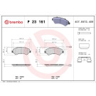 BREMBO Bremsklötze VA | FIAT Ducato 06 | P 23 161