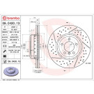 11 481 134 Brembo Premium VA zweiteilig | BMW 1, 3 04-13 | 09.C420.13