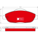 Bremsbelagsatz Peugeot P. 308/3008 1,2-2,0 07- Dtec Cotec | GDB1761DTE