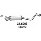 Mittelschalldämpfer | OPEL Astra 1.4 16V 1.6 8V 98 | 34.6009