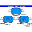 Bremsbelagsatz Vw P. Golf5 03-/Passat 05 | 13.0460-7184.2