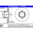 Bremsscheibe Db P. Vario 96-13 | 24.0130-0103.1