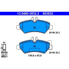 Bremsbelagsatz Vw T. Crafter 2.0-2.5 Tdi 06-16 | 13.0460-3832.2