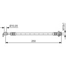 Bremsschlauch HA | NISSAN Qashqai 07 | 1987481434