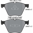 Bremsbelagsatz Bmw P. E70/E71 X5/X6 09-/F01/F07 5.0 | 2443601