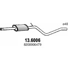 Mittelschalldämpfer | DACIA Sandrero 1.4 1.6 08 | 13.6006