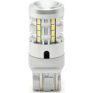 LED Metalsockel W21/5W T20 7443 W3x16q 26x 3030 SMD Weiß 100 % Canbus Inside