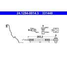 Bremsschlauch | 24.1294-0014.3