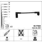 RC-FT604 NGK | Zündkabelsatz | FIAT CINQECENTO 91-93 | 8205
