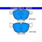 Bremsbelagsatz Bmw S. E70/E71 X5/X6 08 | 13.0460-7231.2