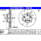 Bremsscheibe Porsche P. Panamera 3.0-4.8 09-13 Le | 24.0136-0128.1