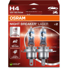 OSRAM H4 12V 60/55W P43t NIGHT BREAKER LASER +150% mehr Licht