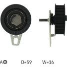 Spannrolle Synchrontrieb | ALFA 147,156,166,LANCIA Dedra | VKM 12277