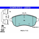 Bremsbelagsatz Db P. W204/S204/C204 1.6-2.1 07- Keramik | 13.0470-2733.2