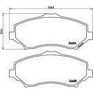 BREMBO Bremsklötze VA | FIAT Freemont VW Routan 08-16 | P 11 025