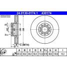 Bremsscheibe Audi S. A6 4.2 Quattro 98-05 | 24.0130-0174.1