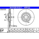 Bremsscheibe Vw P.Polo 1.0-1.8 14 | 24.0125-0123.1