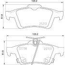 BREMBO Bremsklötze HA | FORD Focus 10 | P 24 216