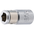 BGS Bit-Adapter mit Haltekugel | Innenvierkant 6,3 mm (1/4"""") | Innensechskant 6,3 mm (1/4"""") | 8213