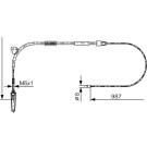 Handbremsseil | MERCEDES A-Klasse | 1987477960