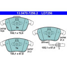 Bremsbelagsatz Audi S. A4/A5 07-17 Keramik | 13.0470-7256.2