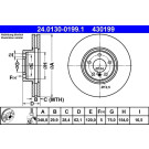 Bremsscheibe Bmw P. X5/X6 07- 348Mm | 24.0130-0199.1