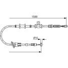 Handbremsseil re | MITSUBISHI Carisma 95 | 1987482246