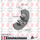 ZIMMERMANN Bremsscheibe | 470.5404.00