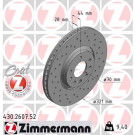 Bremsscheibe VA Sport | OPEL Astra,Zafira 04 | 430.2607.52